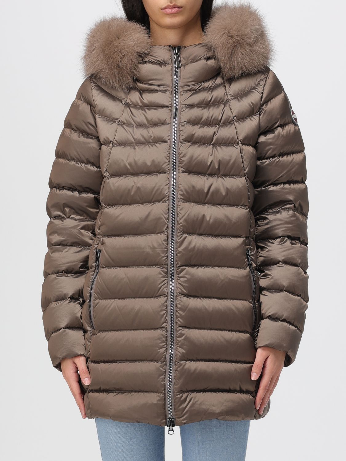 Colmar Jacket Woman Color Beige In Brown