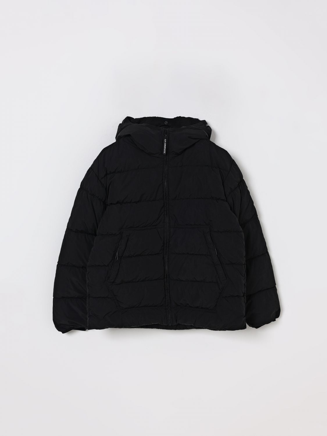 C.p. Company Coat C. P. Company Kids Color Black In Black