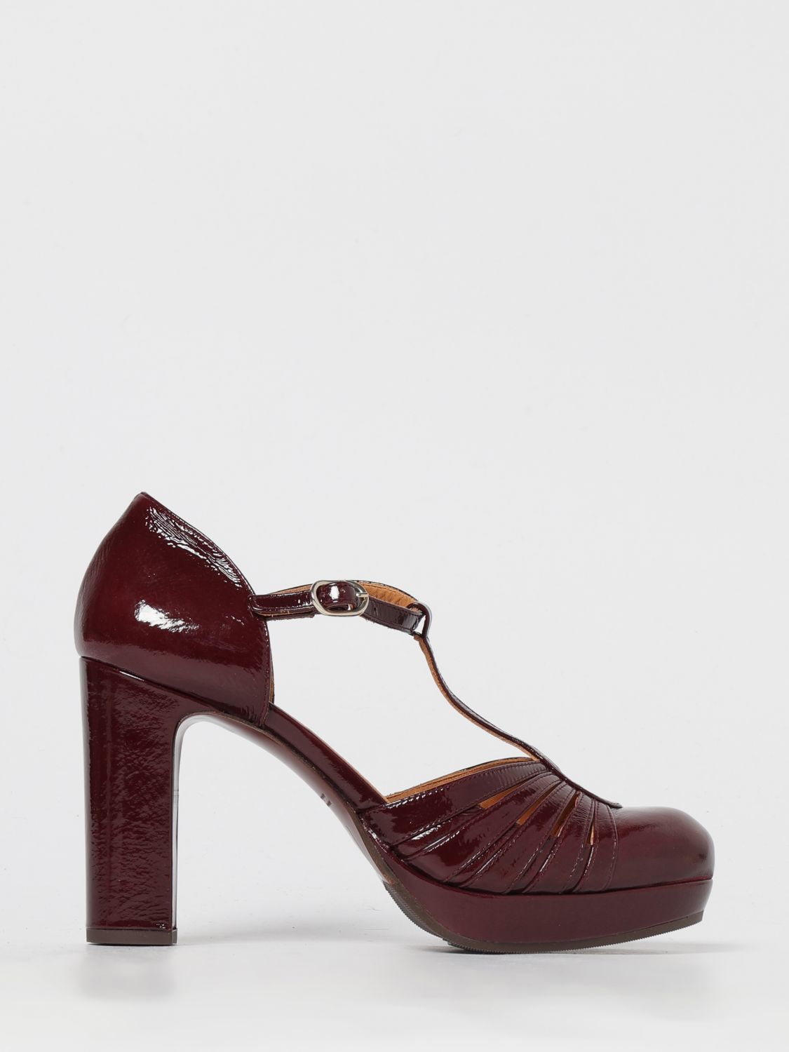 Chie Mihara Yaisu Pumps In Bordeaux Leather In Multi