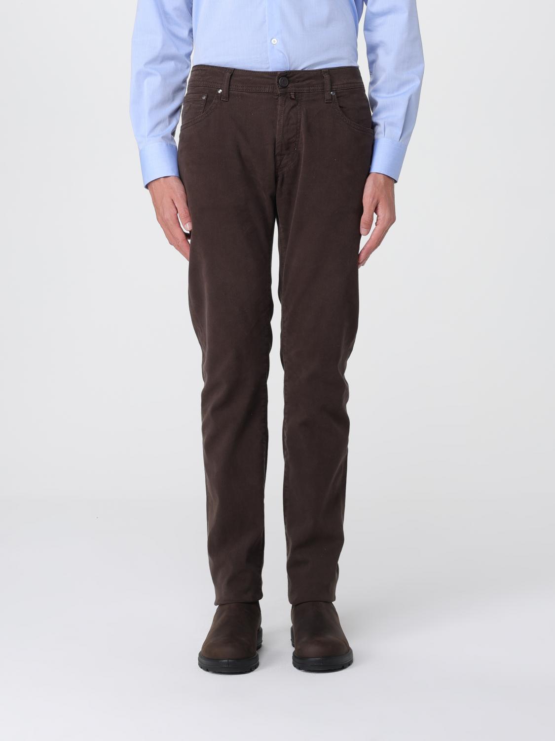 Jacob Cohen Pants  Men Color Brown In Brown