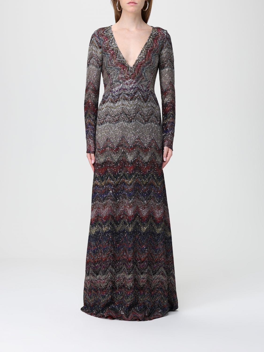 Missoni Dress  Woman Color Multicolor In Gray