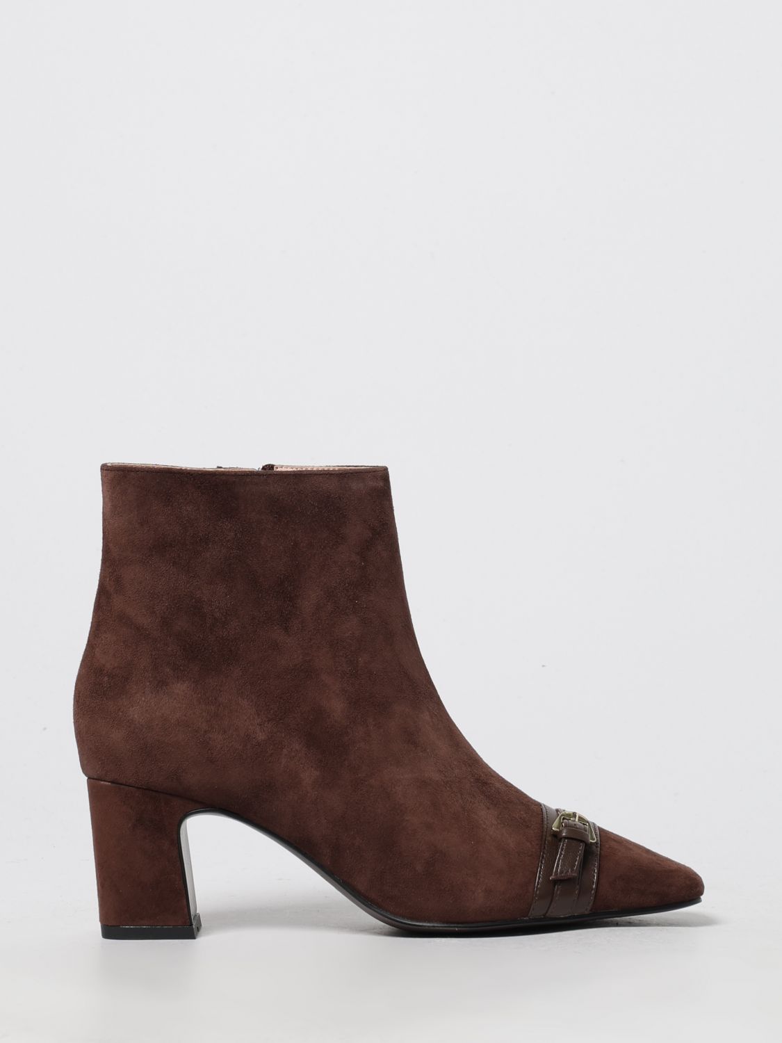 Coccinelle Nadja Suede Ankle Boots In Animal Print