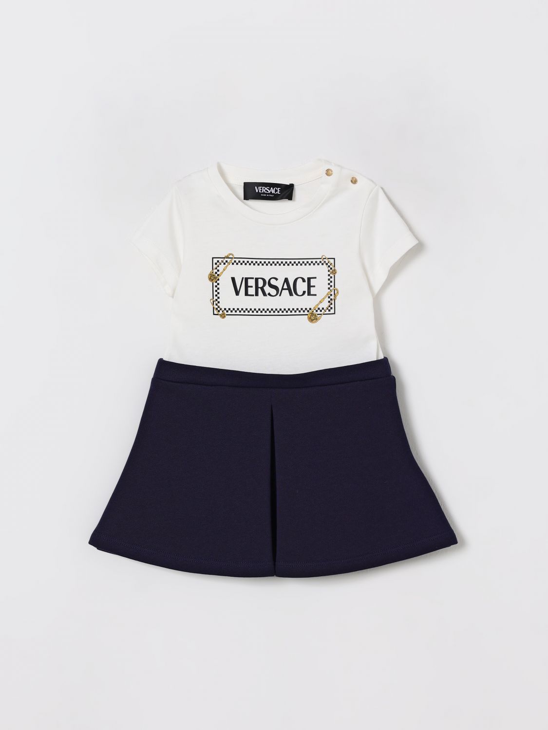 Versace Romper Kids Color Multicolor In Multi