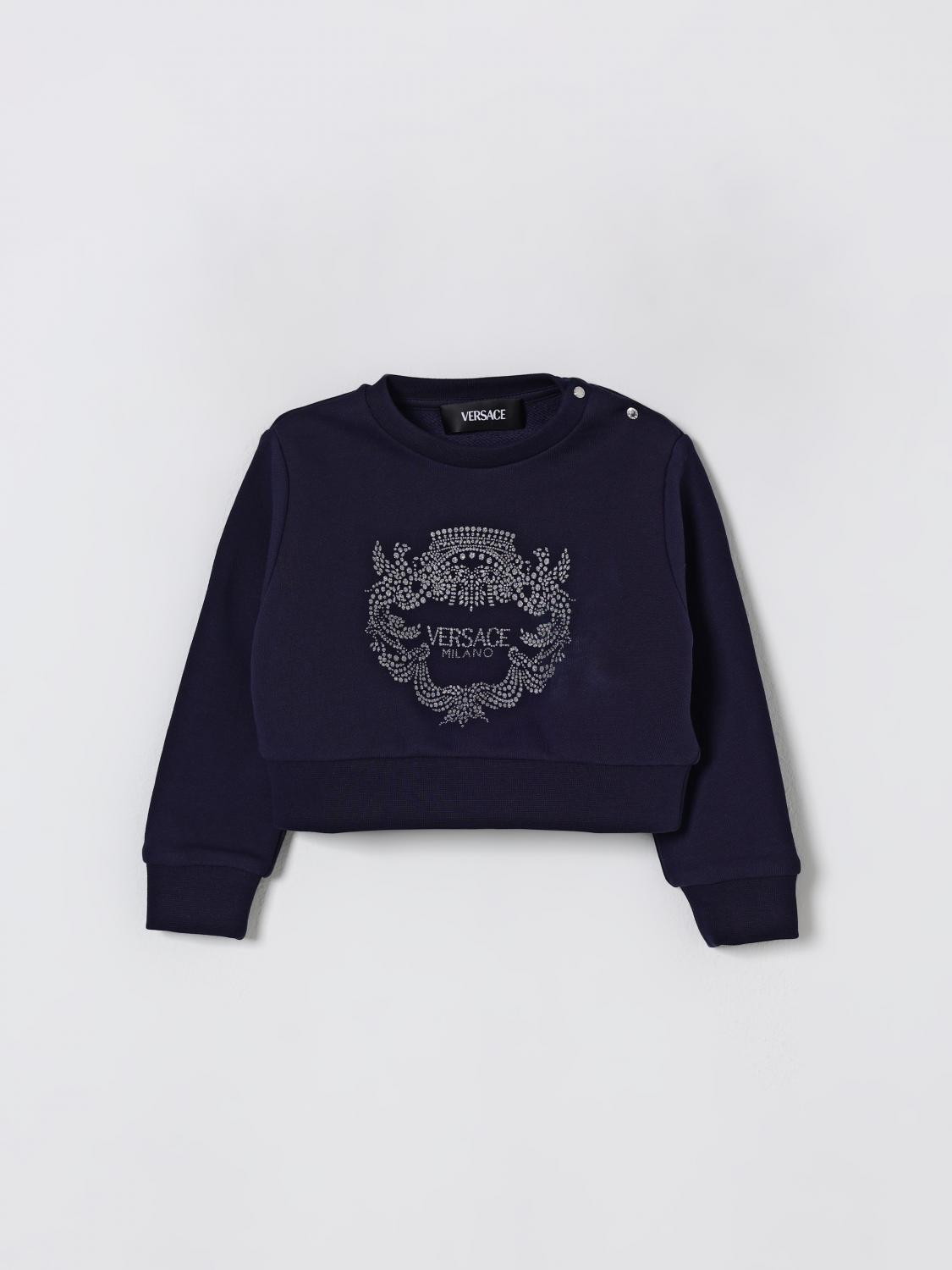 Versace Sweater  Kids Color Multicolor In Blue