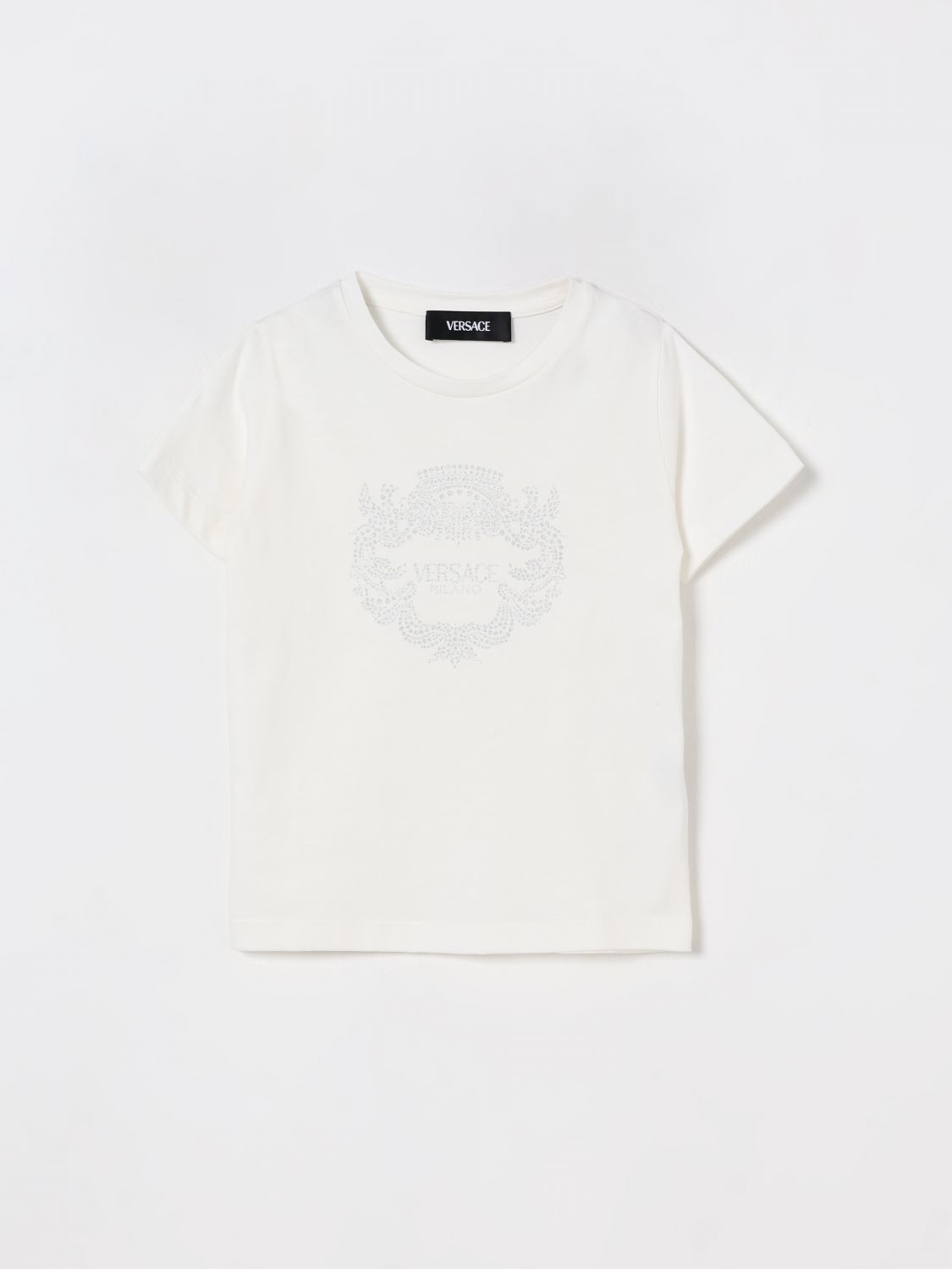Versace T-shirt Kids Color White In White
