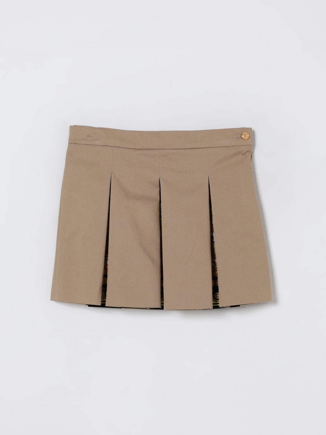 Versace Skirt  Kids Color Sand In Brown
