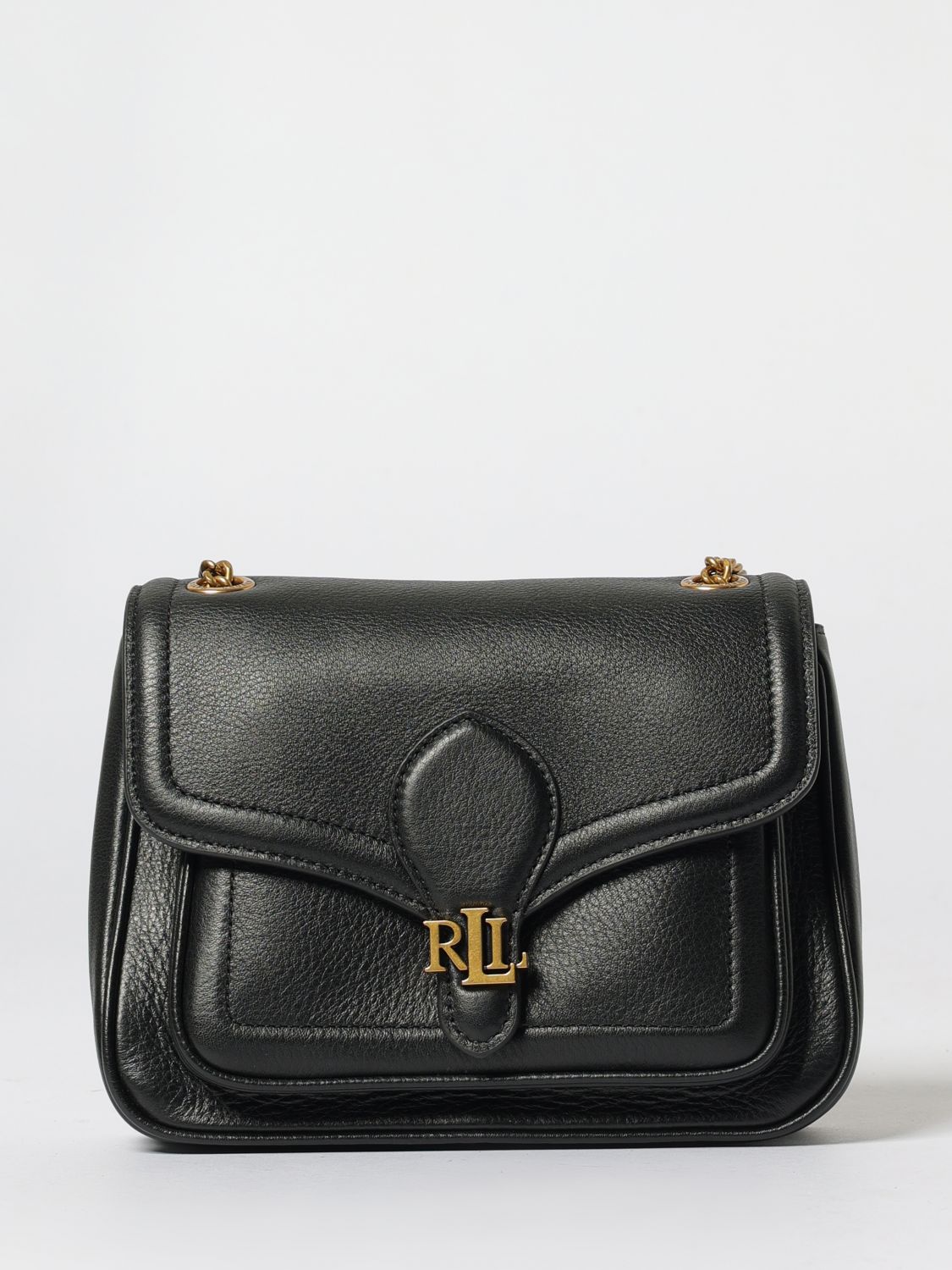 Ralph Lauren Shoulder Bag Lauren  Woman Color Black In Black
