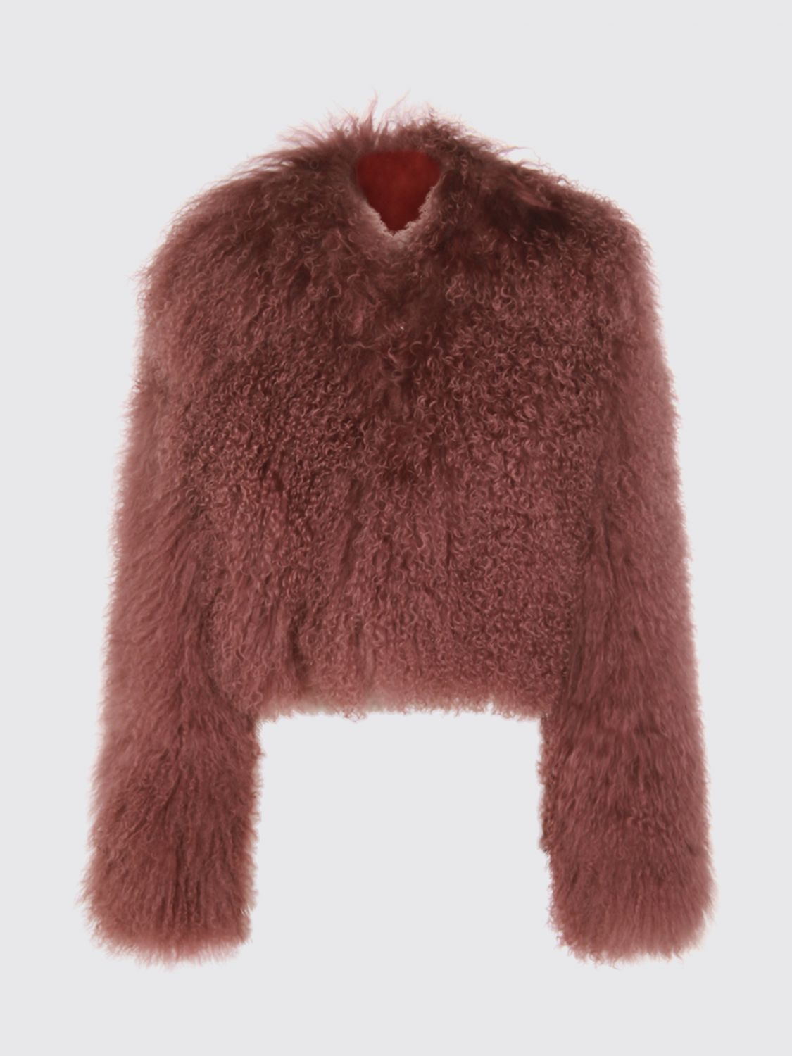 Salvatore Santoro Fur Coat Woman Color Pink In Pink