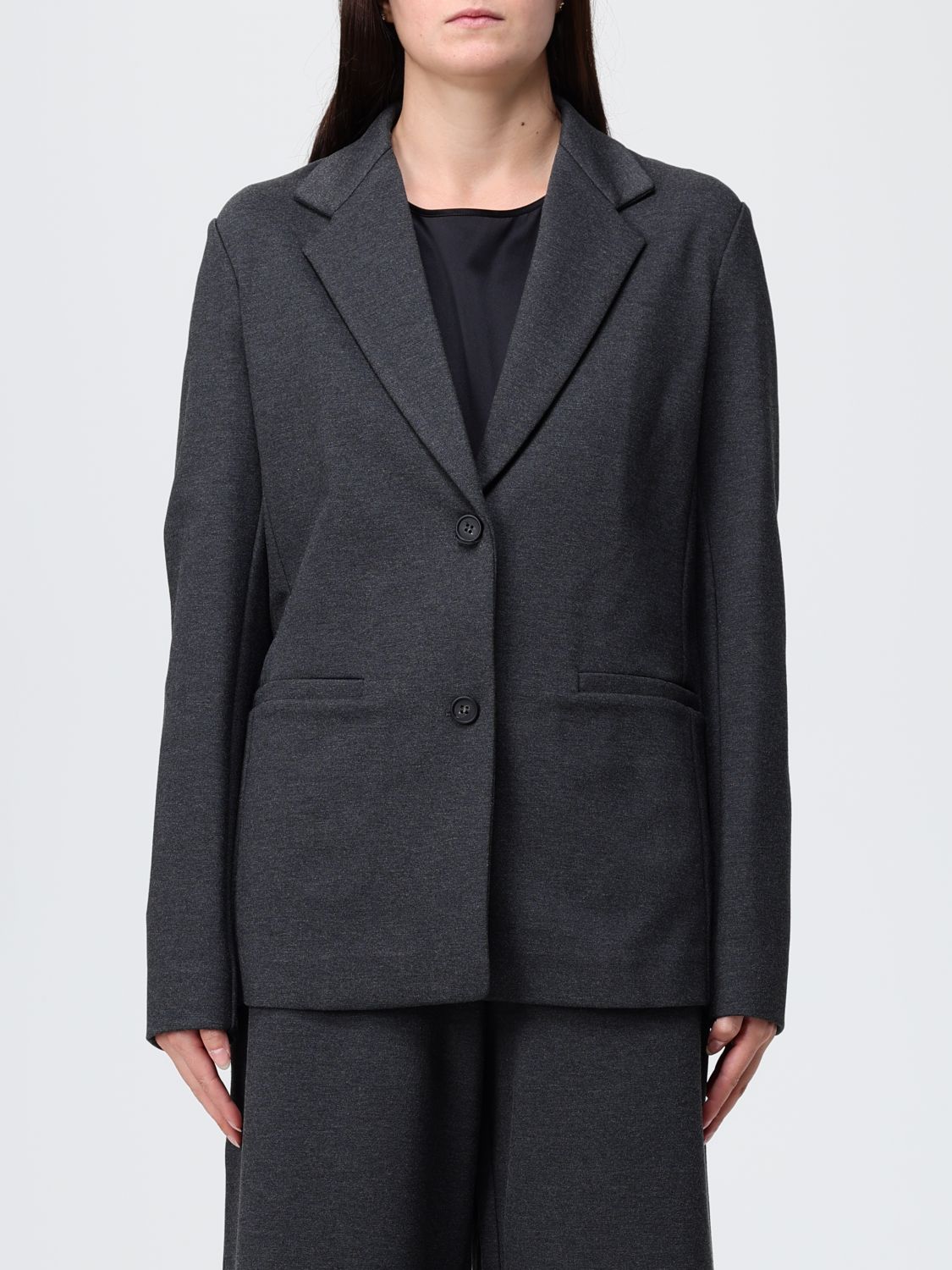 Mm Max Mara Jacket  Woman Color Grey In Gray