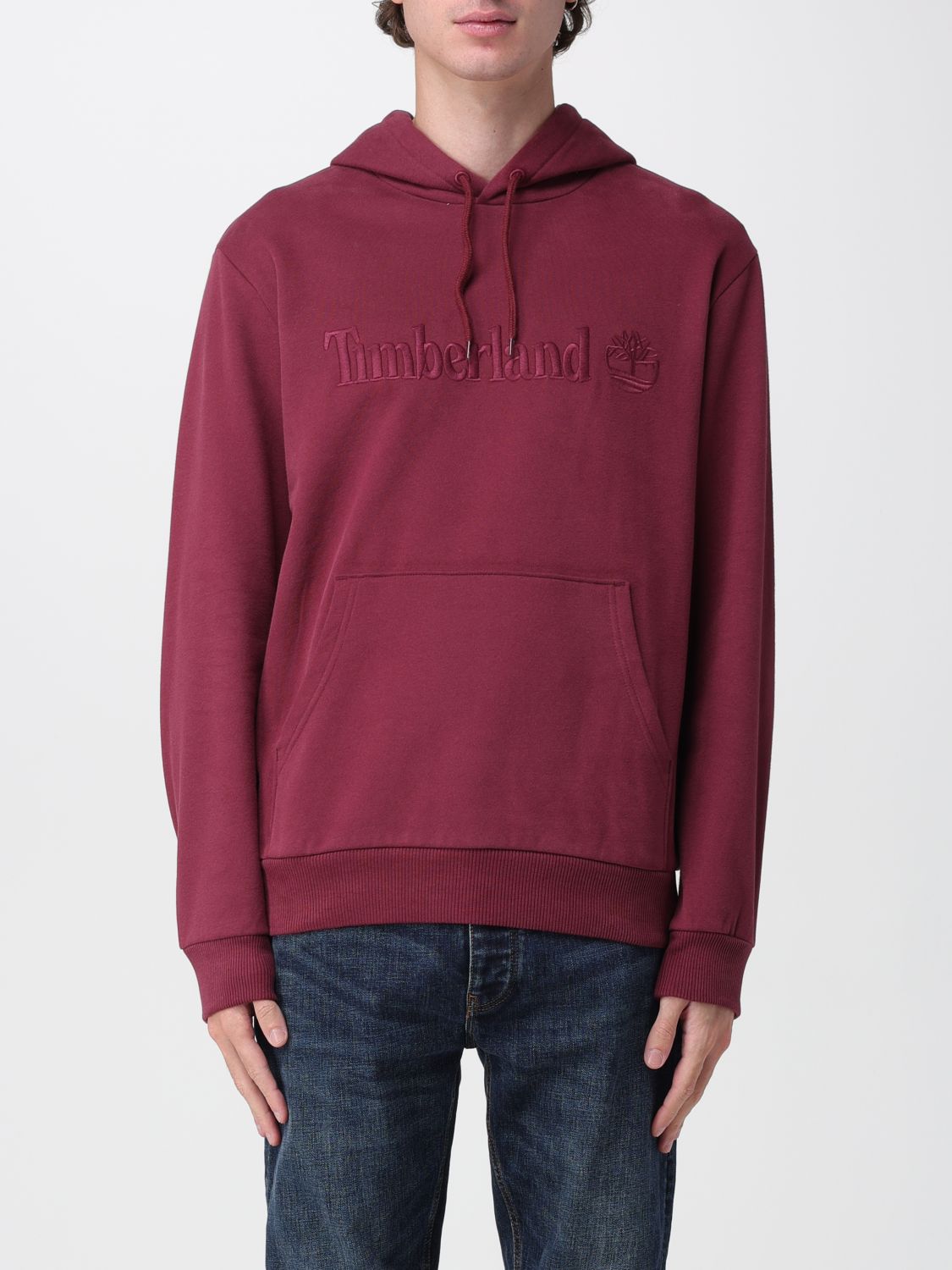 Timberland Sweater  Men Color Burgundy