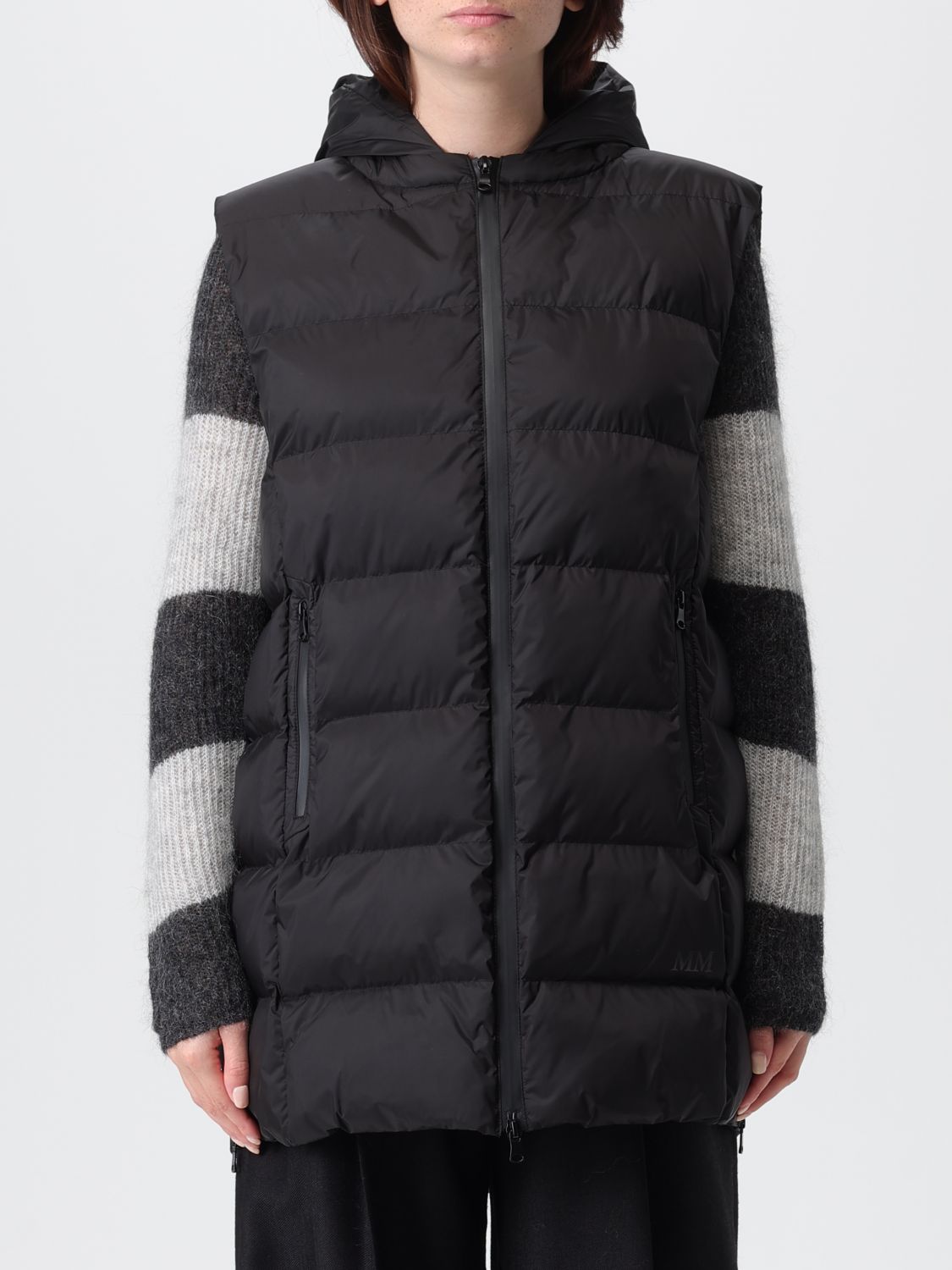 Mm Max Mara Coat  Woman Colour Black