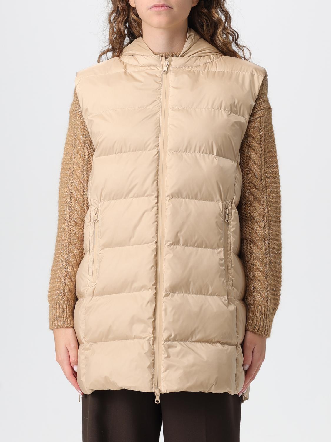 Mm Max Mara Coat  Woman Colour Yellow