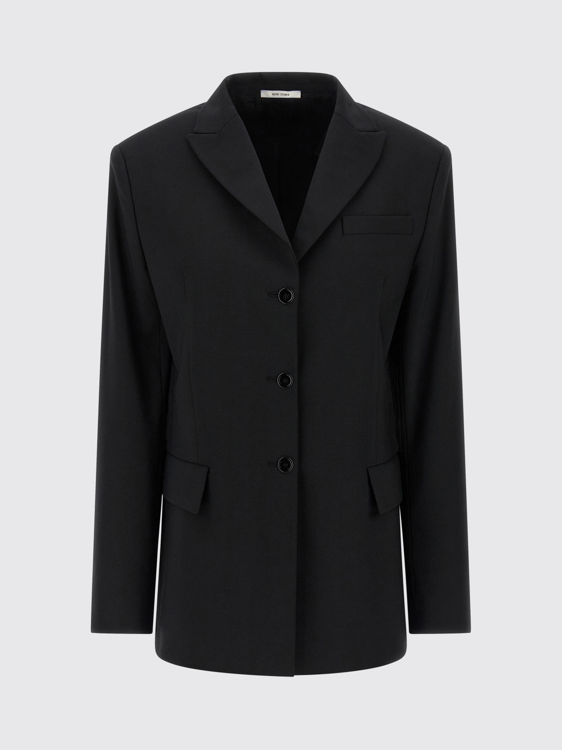 Nensi Dojaka Jacket Woman color Black
