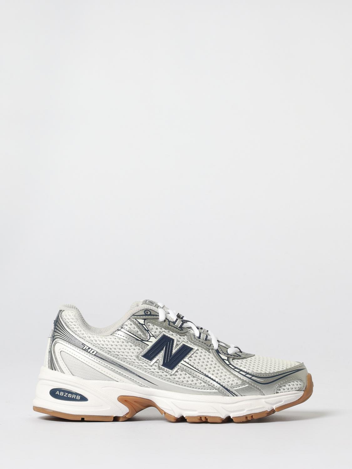 New Balance Mens Pink Taffy 740 V2 Mesh Trainers In Gray