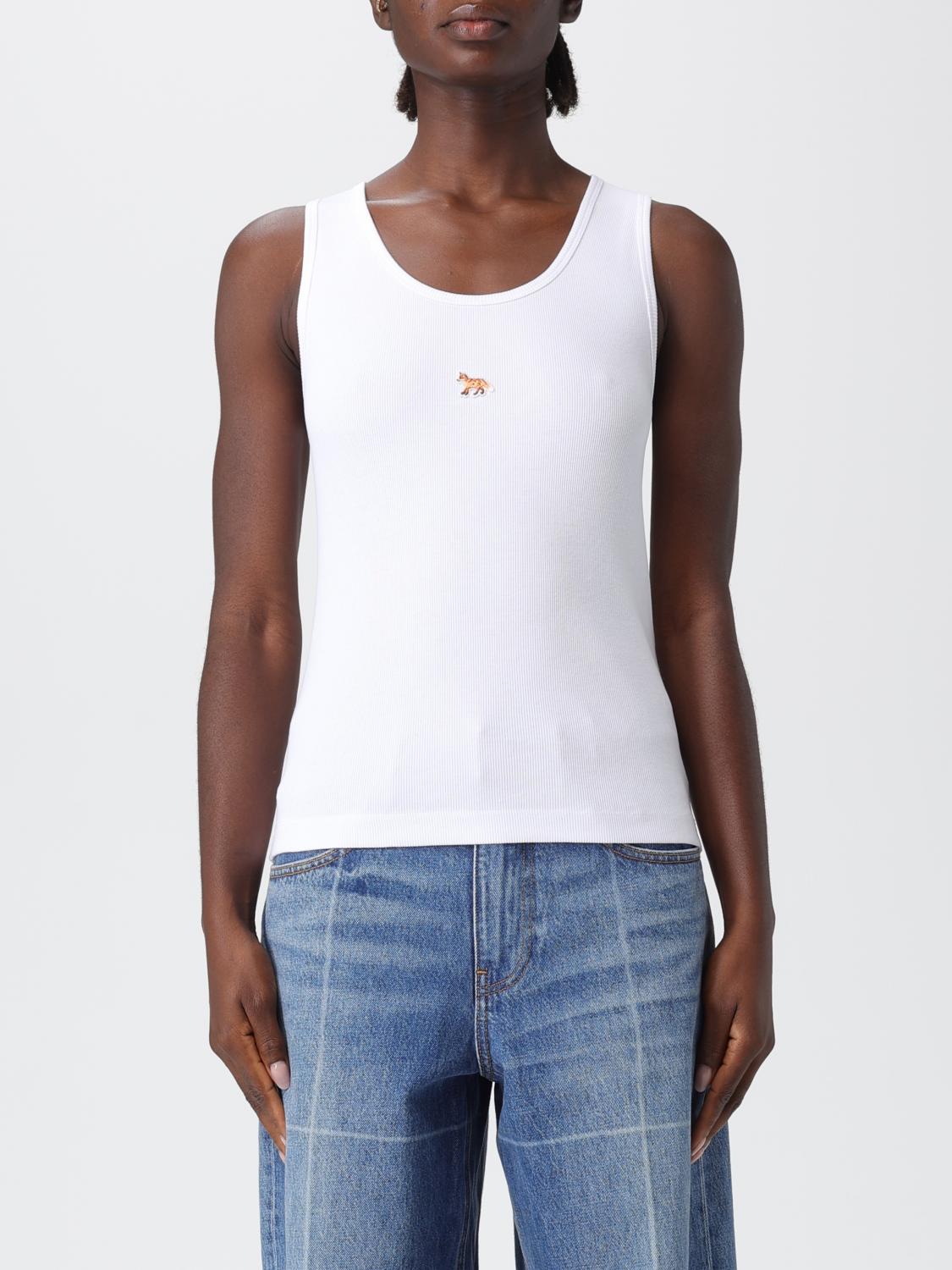 MAISON KITSUNÉ T-Shirt Damen Farbe Weiß