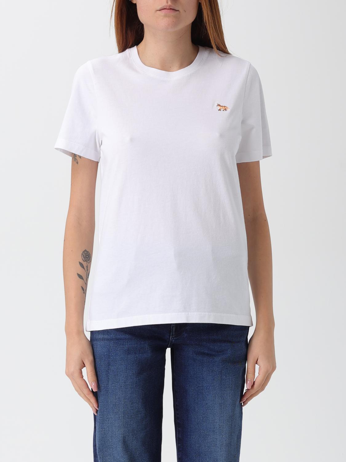 MAISON KITSUNÉ T-Shirt Damen Farbe Weiß