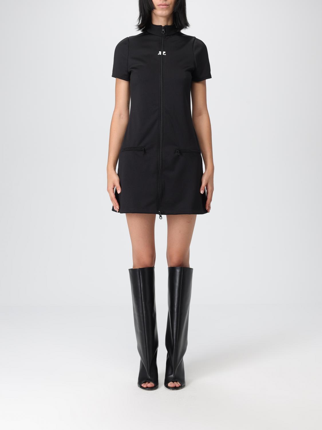 COURRÈGES Kleid Damen Farbe Schwarz