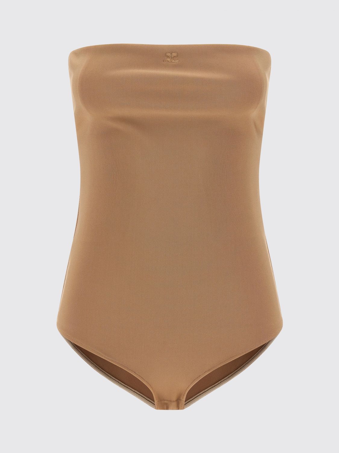 Courrèges Top  Woman Color Beige In Brown