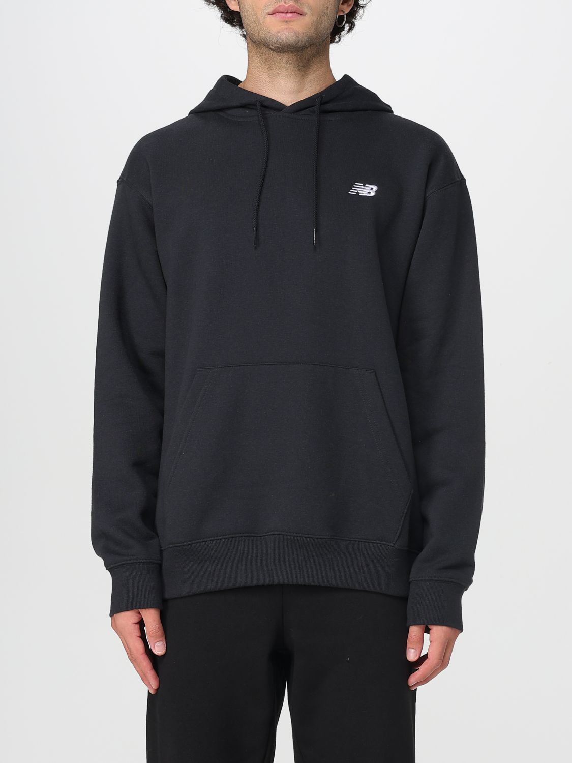 New Balance Essentials - Hoodie With Logo In Black