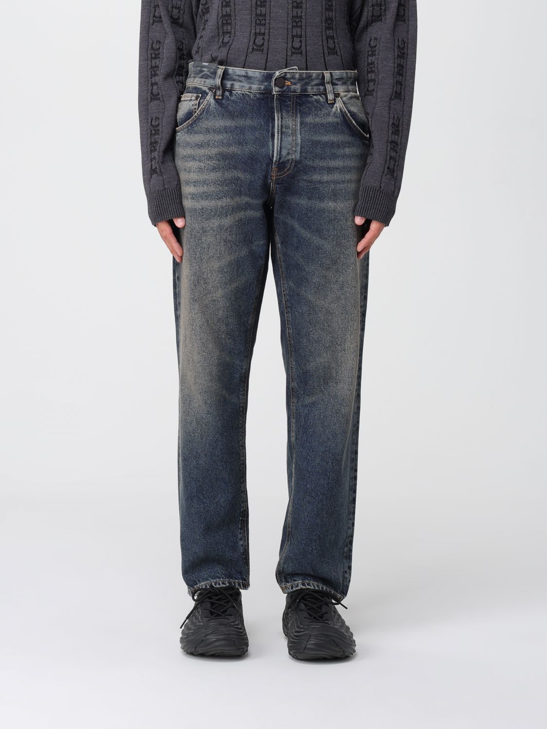 Pt Torino Jeans Men Color Blue In Black