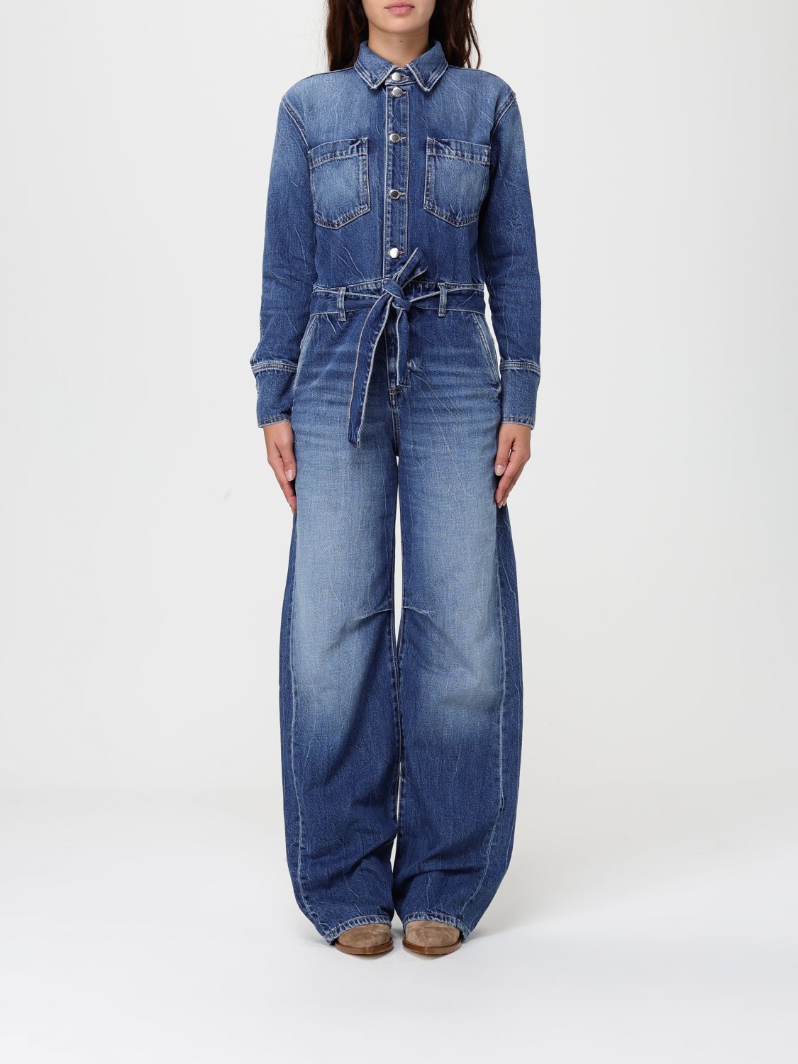 Icon Denim Los Angeles Jumpsuit  Woman Color Blue
