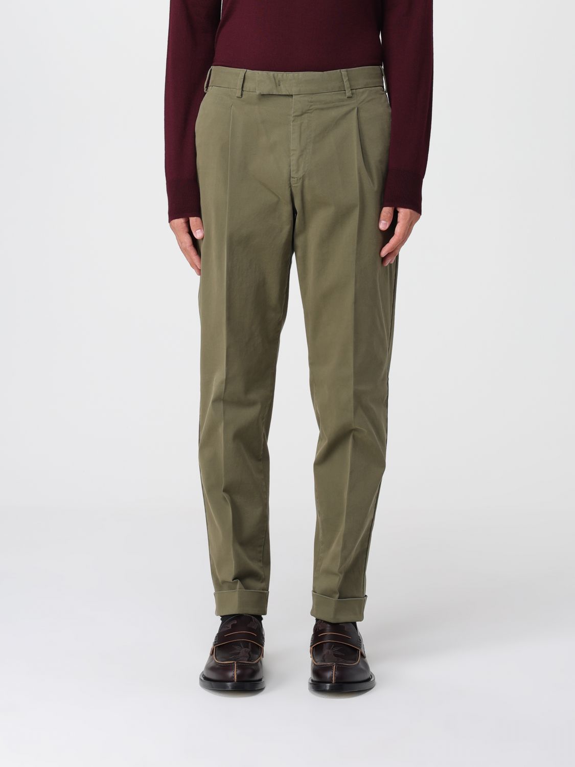Pt Torino Pants  Men Color Green In Green
