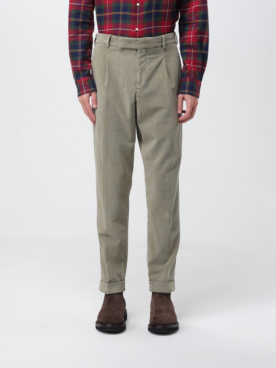 Pt Torino Pants  Men Color Beige In Gray
