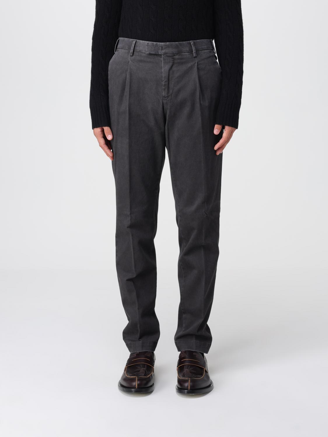 Pt Torino Pants  Men Color Grey In Black