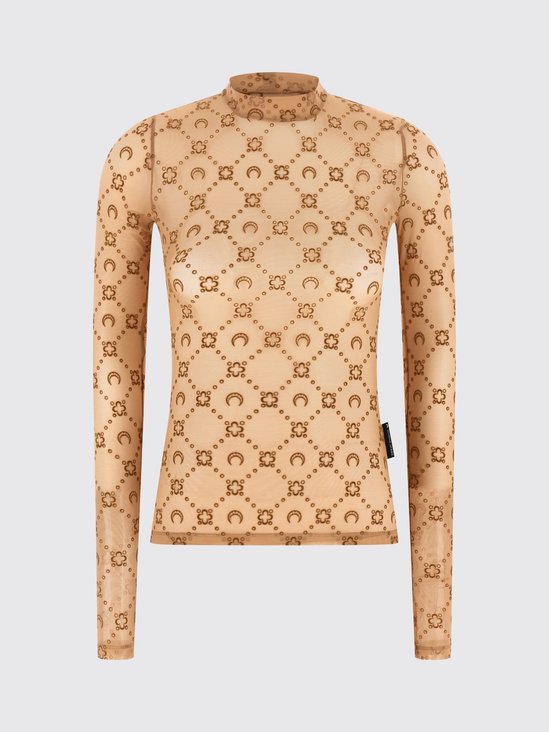 Marine Serre Top Woman Color Beige In Neutral