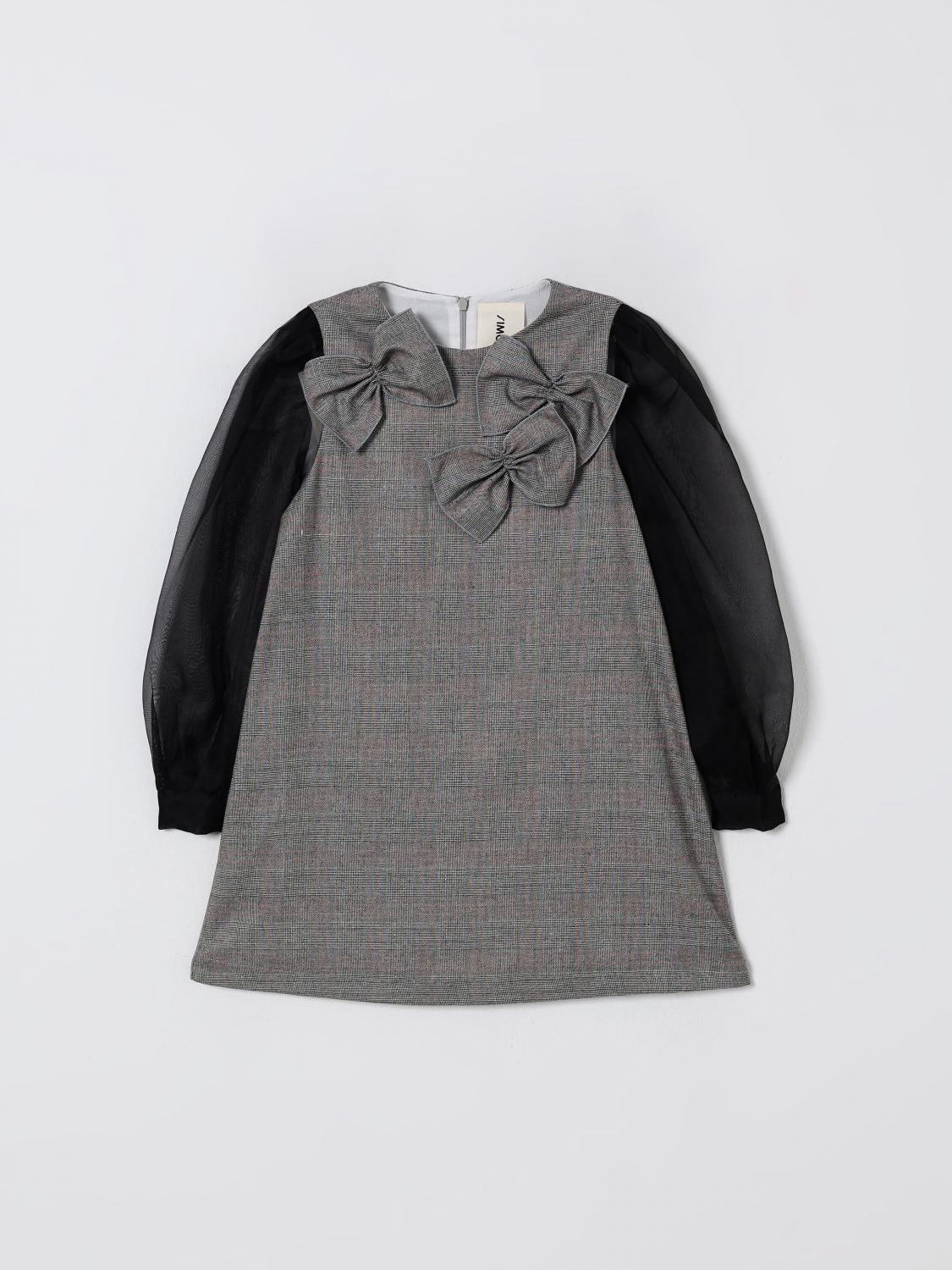 Simonetta Dress  Kids Color Black In Gray