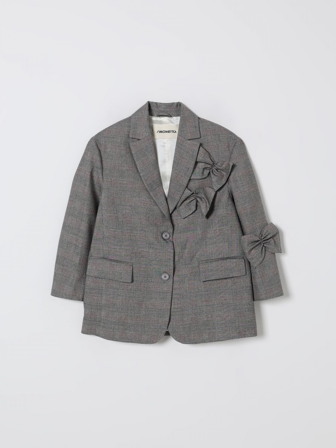 Simonetta Jacket  Kids Color Black In Gray
