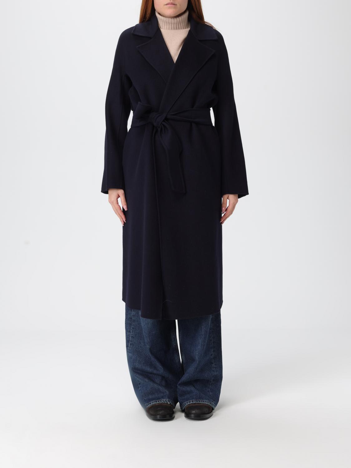 Max Mara Coat  Woman Color Blue In Blue