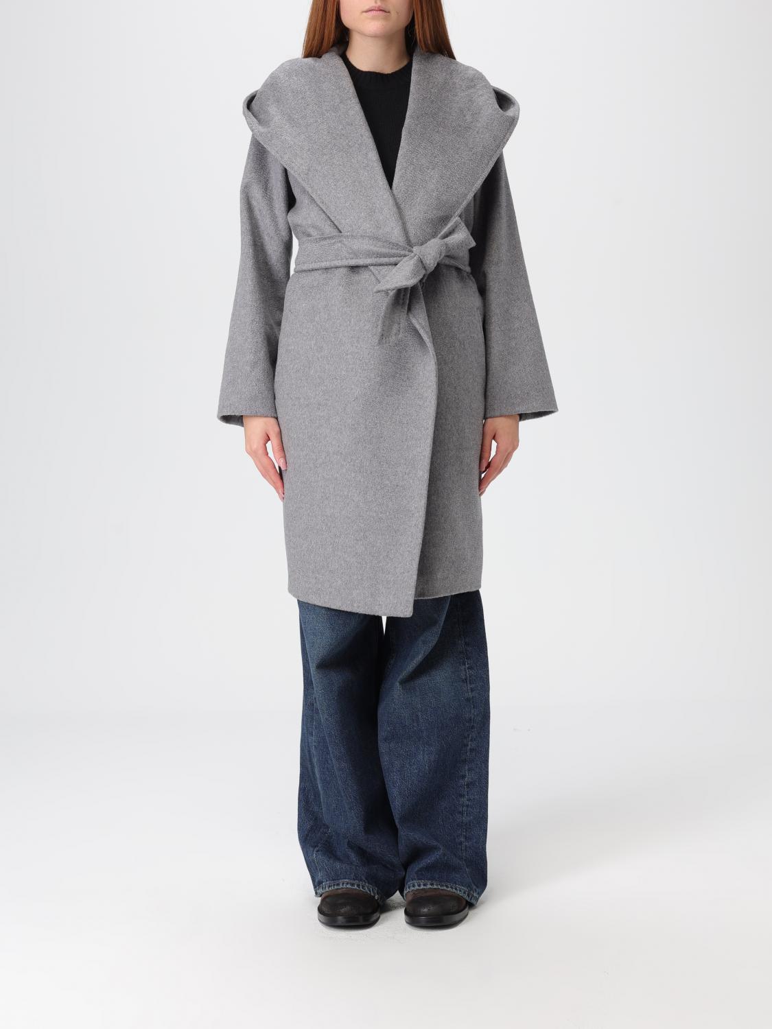 Max Mara Coat  Woman Color Grey In Gray