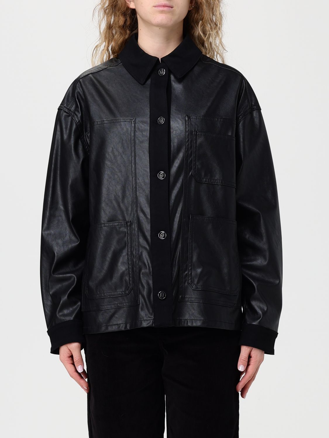 Liu •jo Jacket Liu Jo Woman Color Black In Black