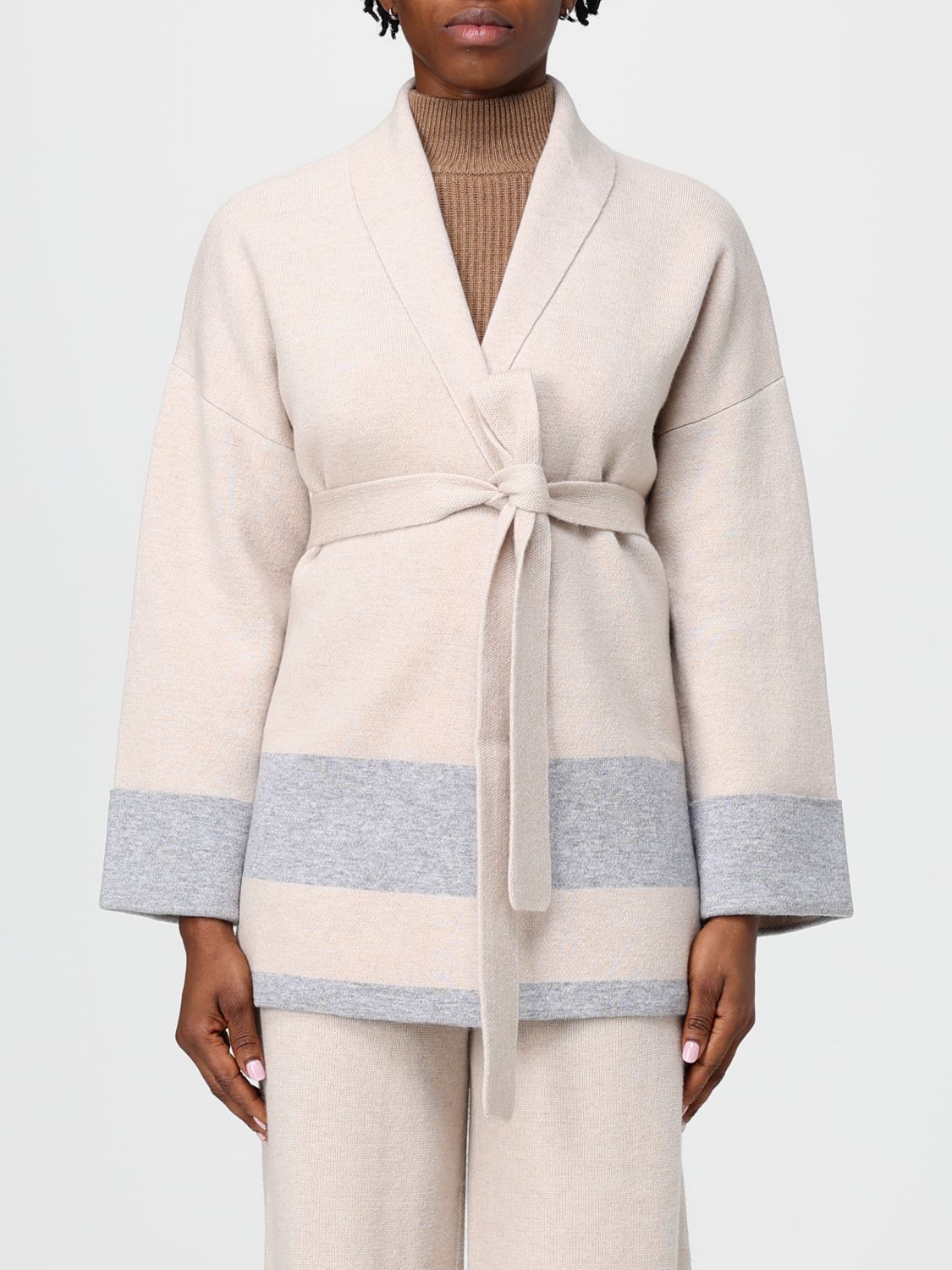 Max Mara Jacket Woman Studio In White