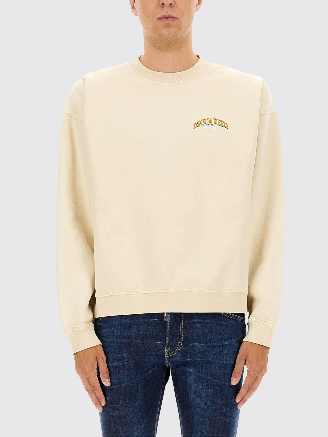 Dsquared2 Sweatshirt  Men Color White In Neutral