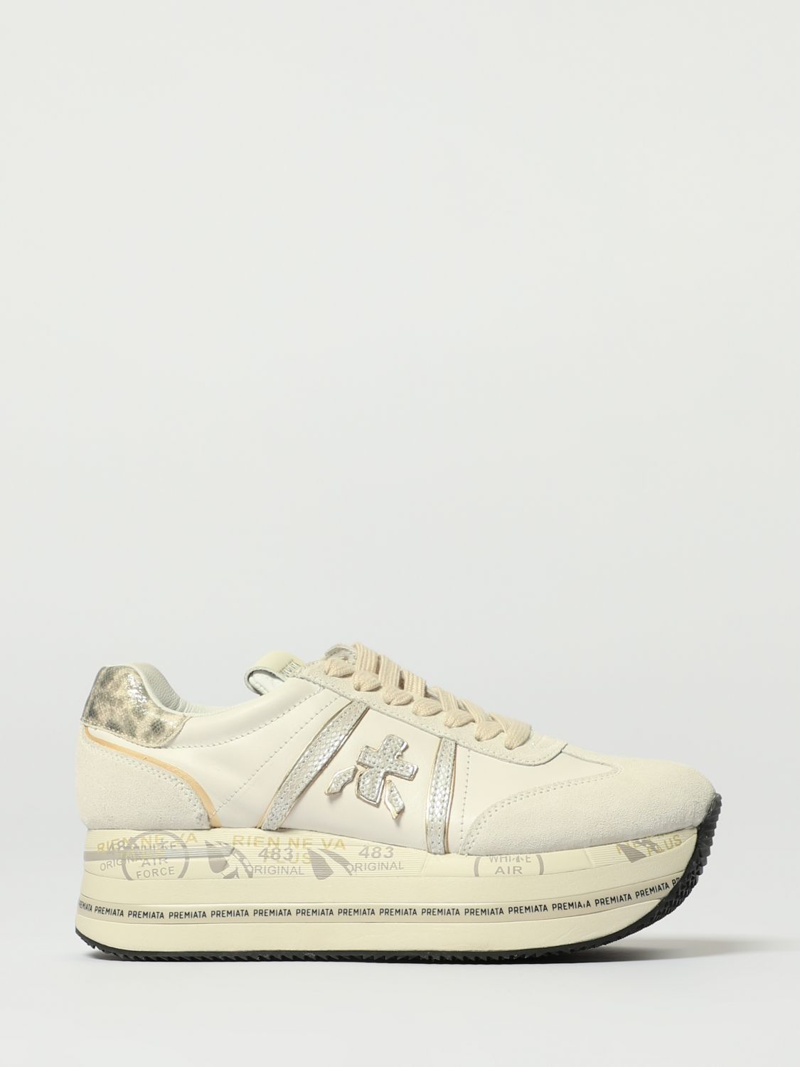 Premiata Sneakers  Woman Color White In Neutral
