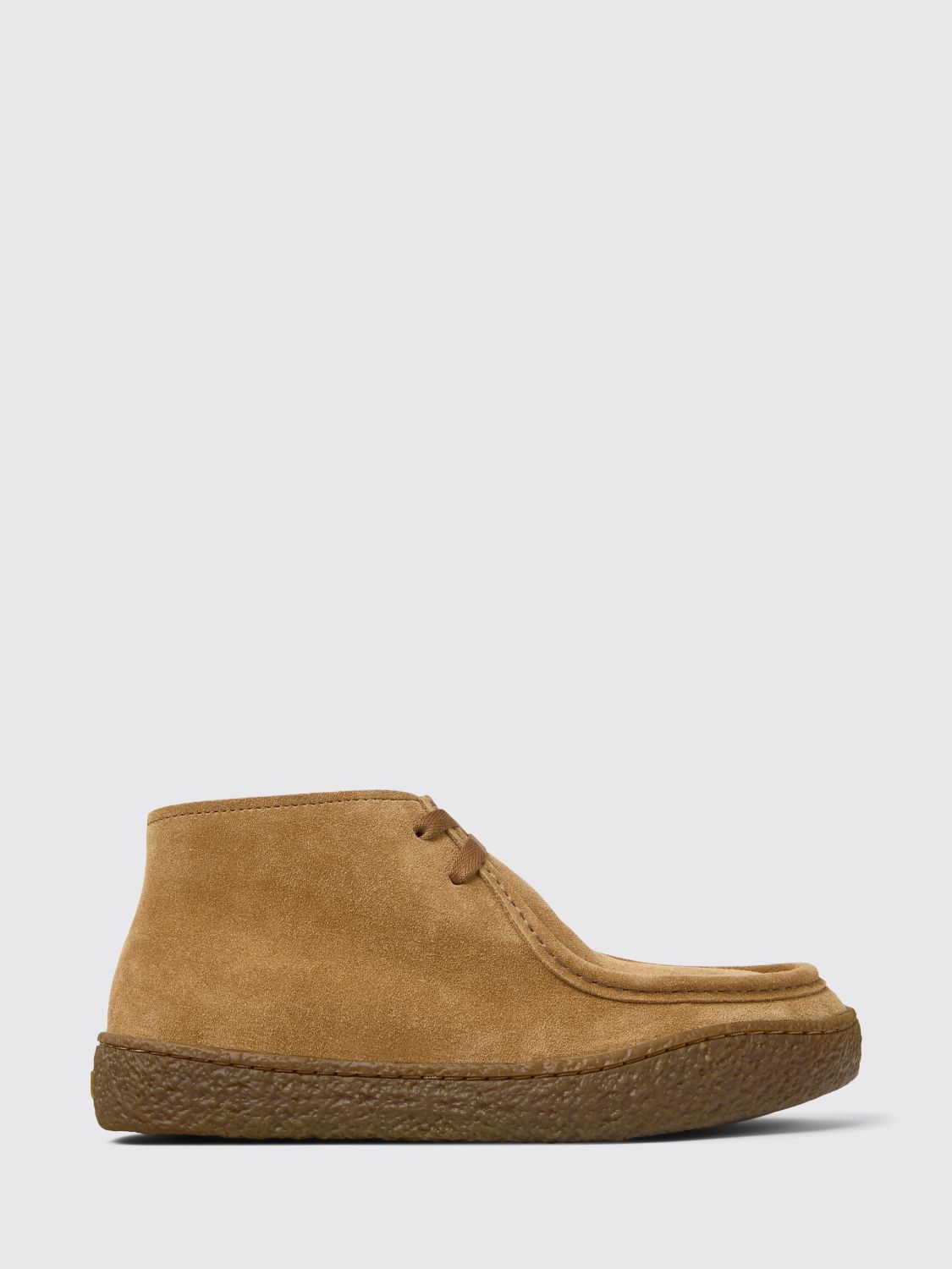 Camper Peu Terreno Suede Lace-up Boots In Brown