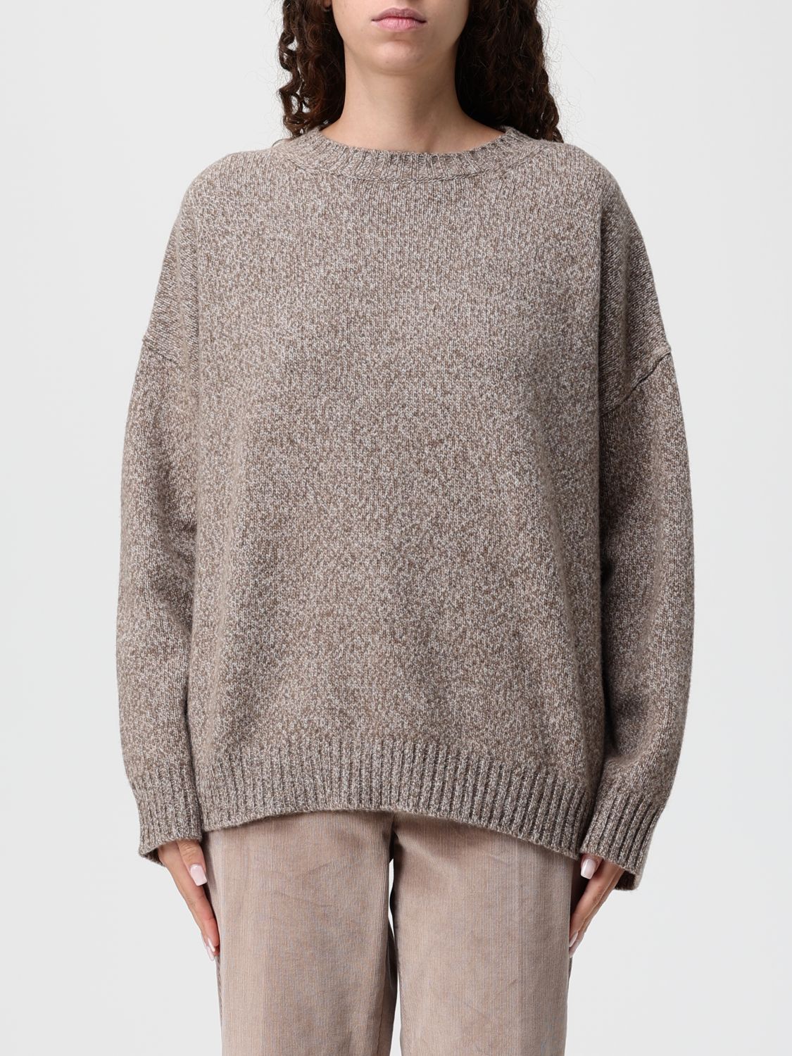 Weekend Max Mara Sweater Woman In Brown