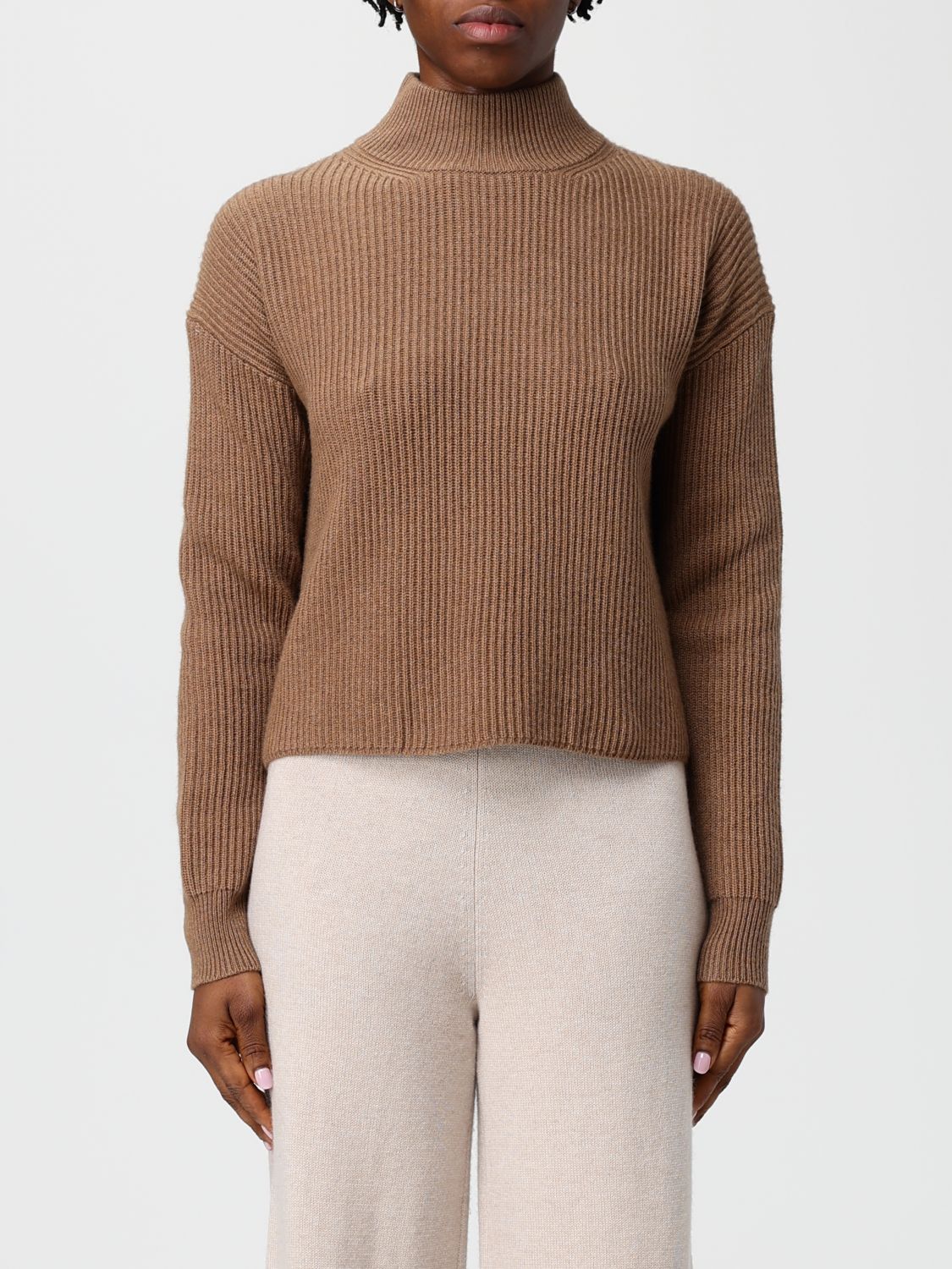 Max Mara Sweater Woman Studio In Brown