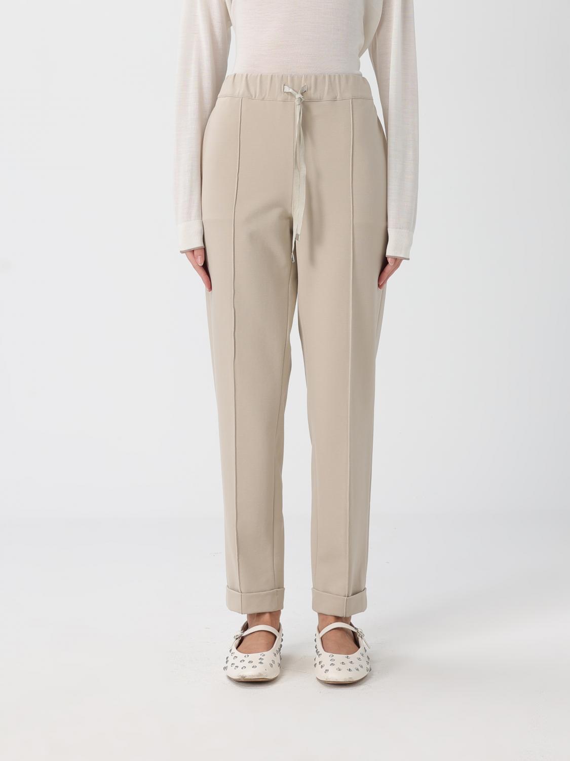 Liviana Conti Pants  Woman Color Beige In Neutral