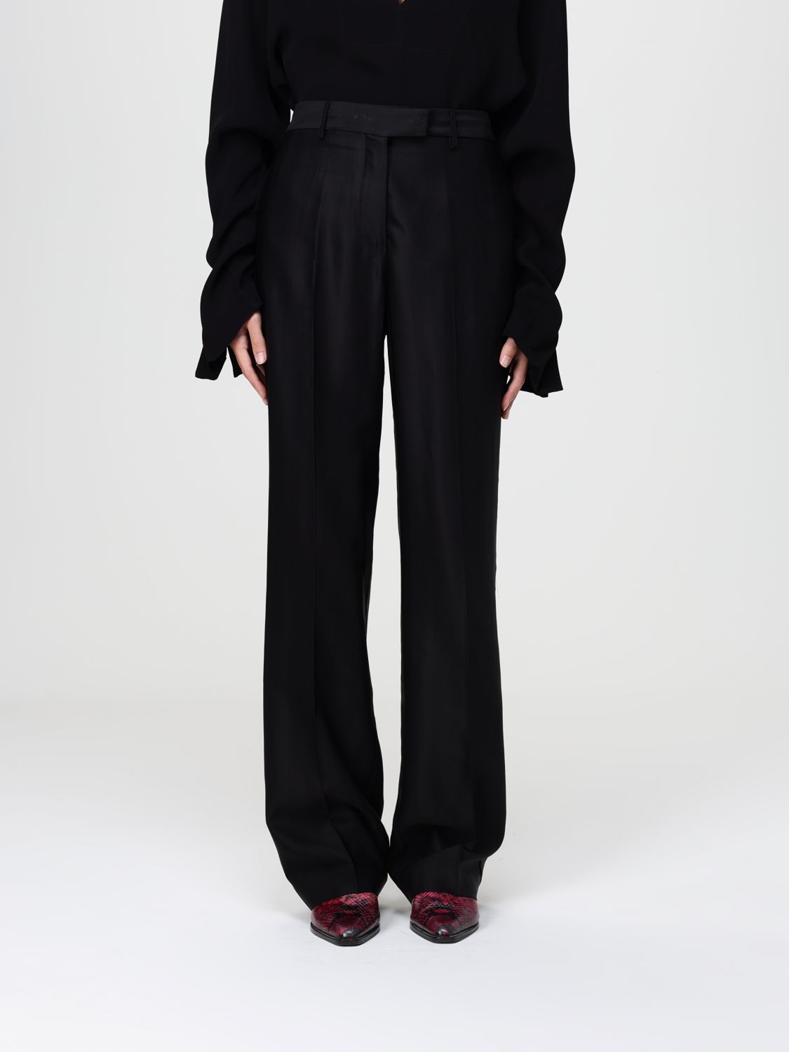 Semicouture Pants  Woman Color Black In Black