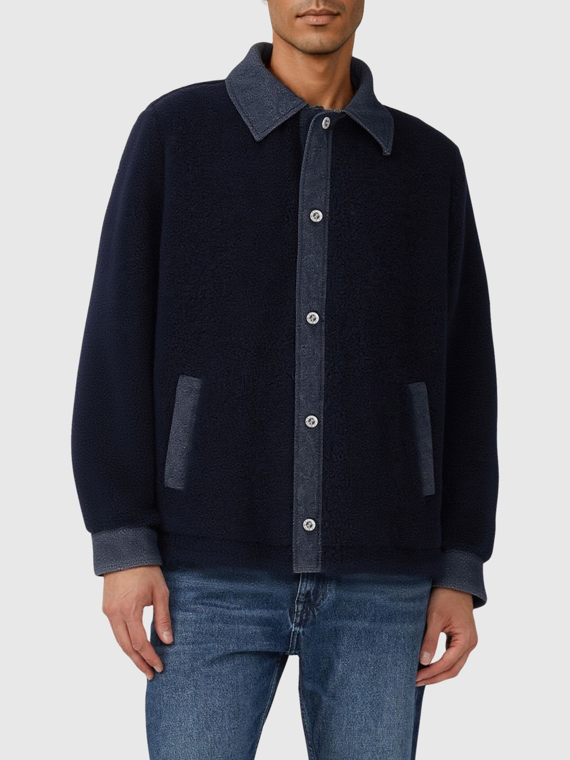 Apc A.p.c. Outerwears In Blue
