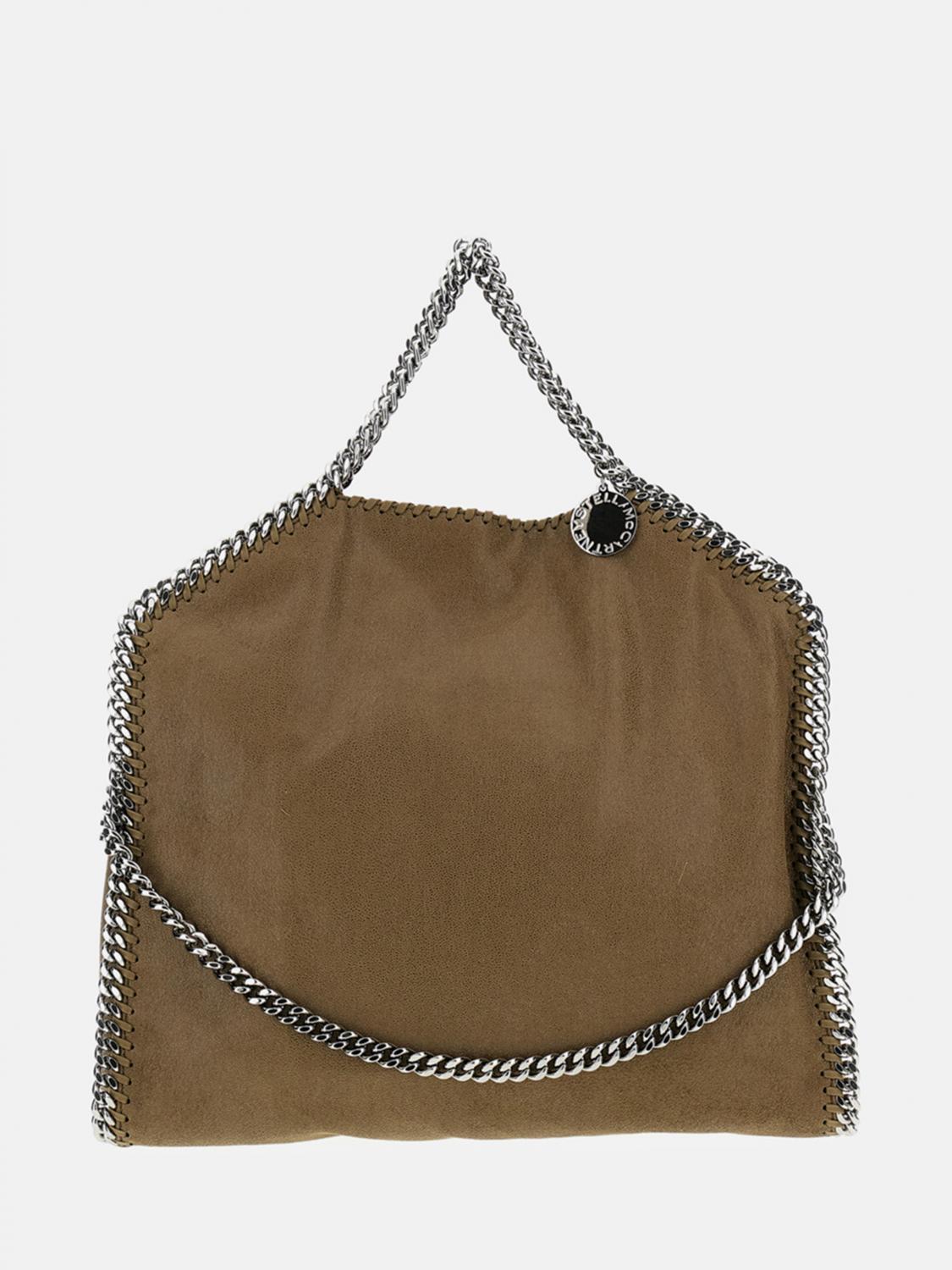 Stella Mccartney Falabella Bag With Ruthenium Chain In Green