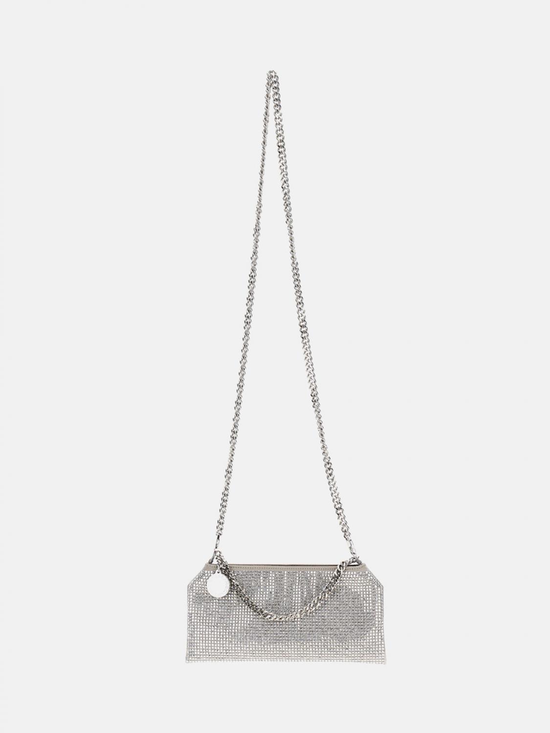 Stella Mccartney Shoulder Bag  Woman Color Silver In Silver