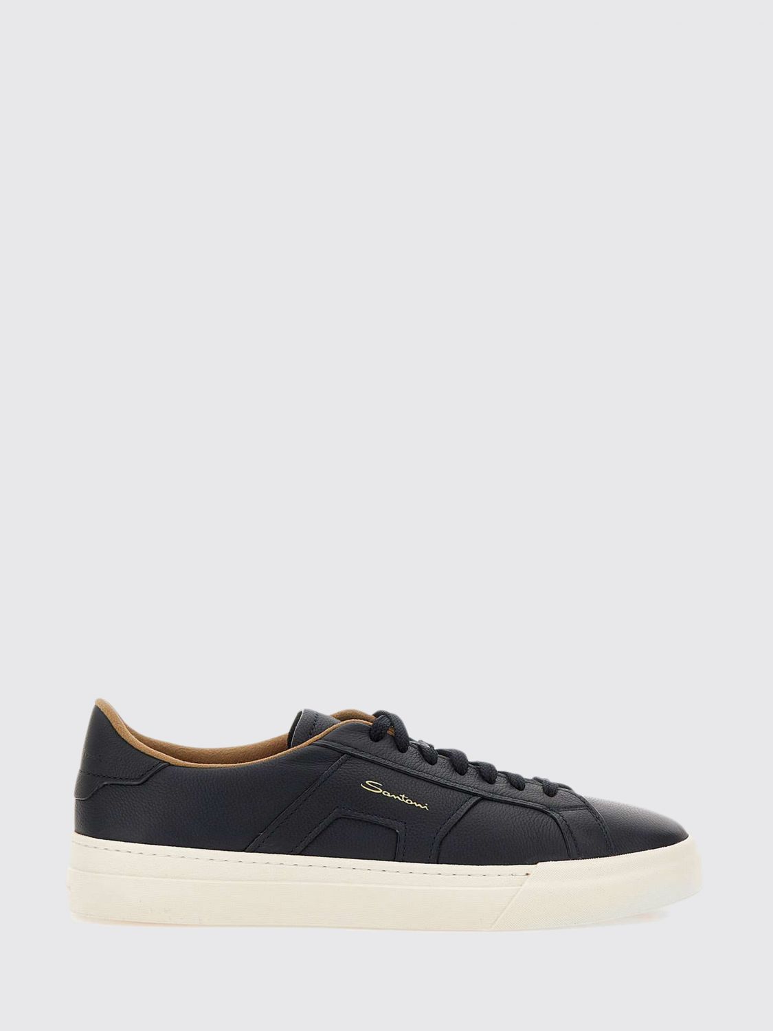 Santoni Sneakers  Men Color Blue In Black