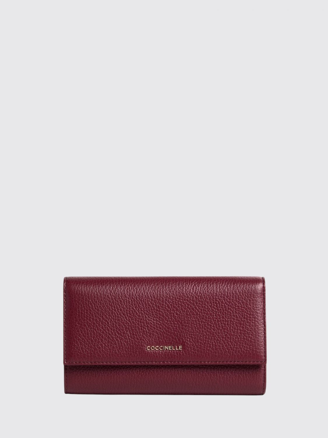 Coccinelle Wallet Woman Color Violet In Brown