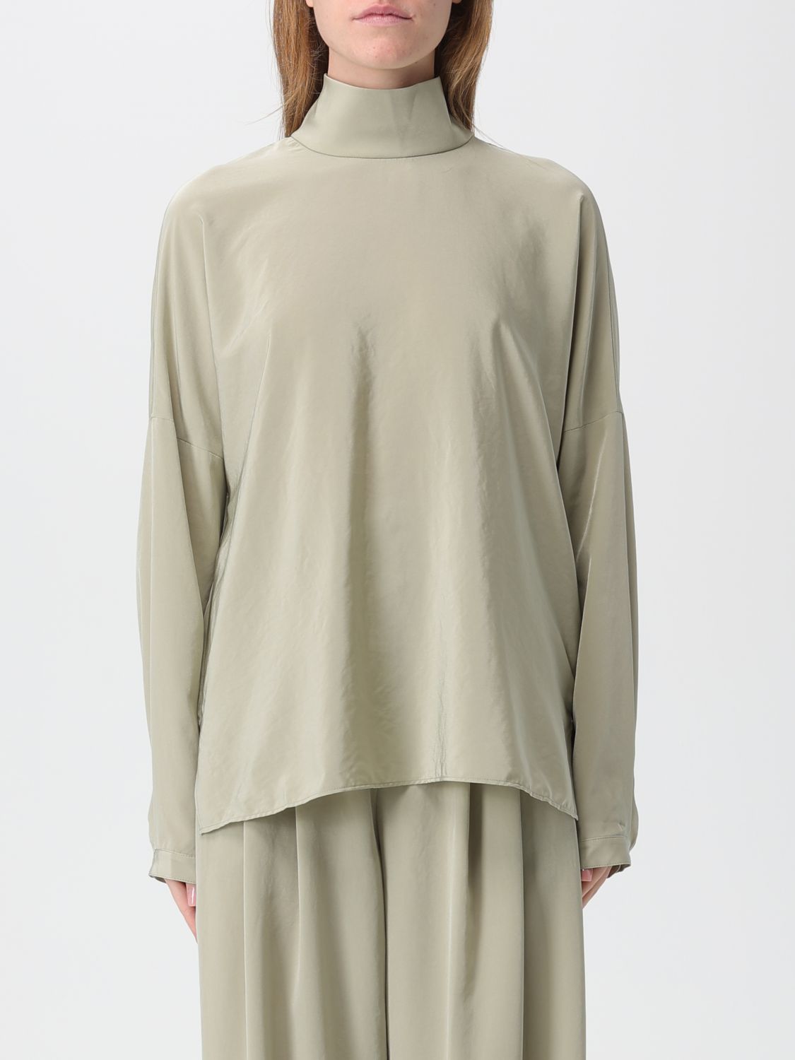 Tibi Top  Woman Color Mud In Gray