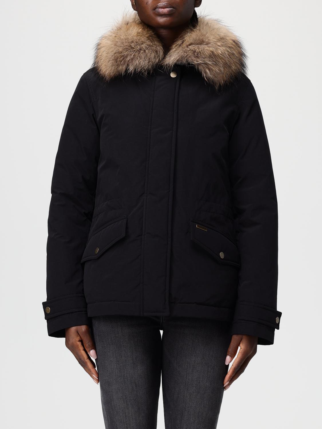 Woolrich Jacket Woman Color Black In Black