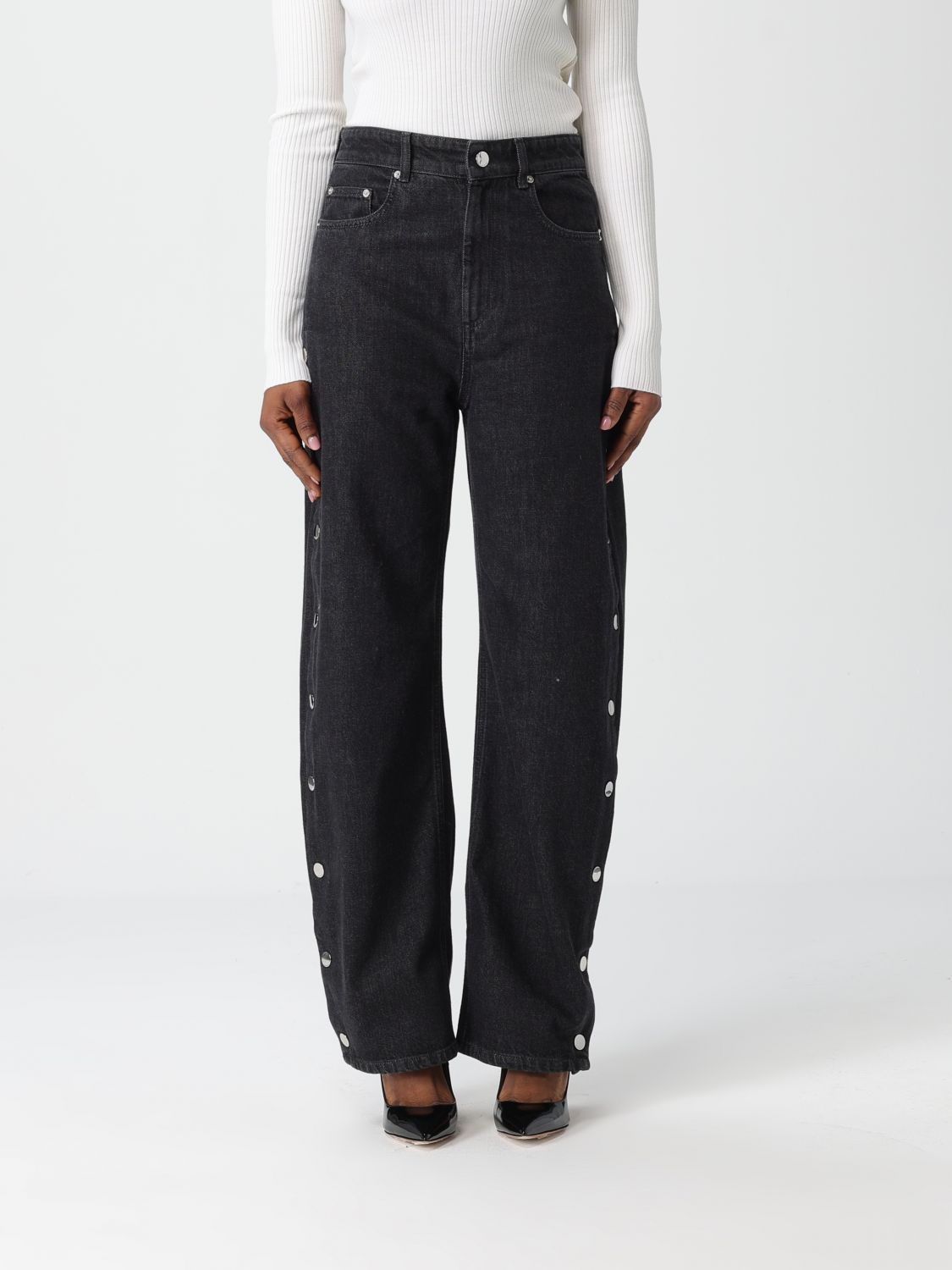 Sportmax Jeans  Woman Color Black In Black